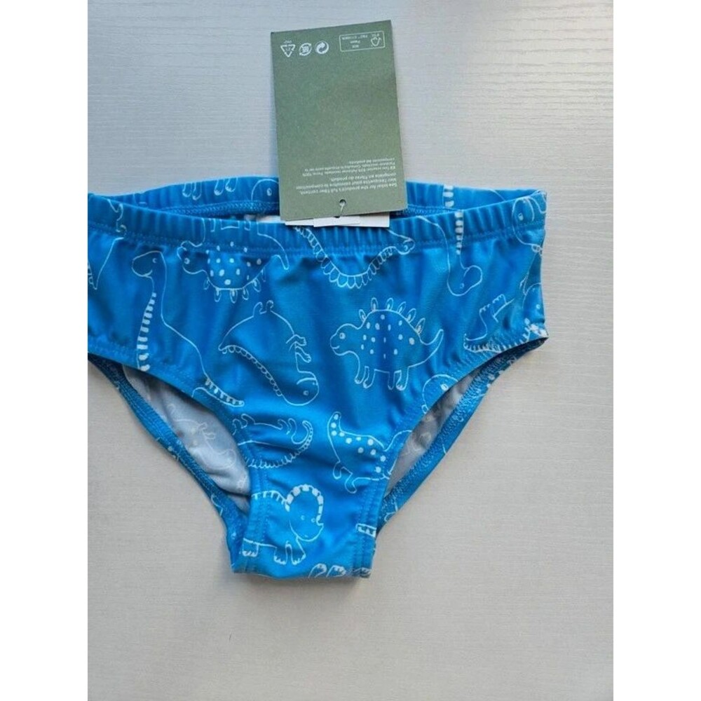H&M Baby Boys Blue Dinosaur Swim Trunks NWT 9-12M